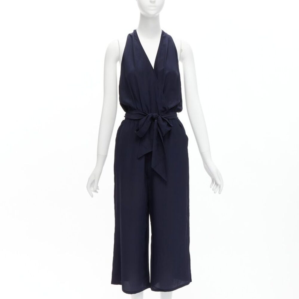 Tory Burch Silk Wrap Jumpsuit
